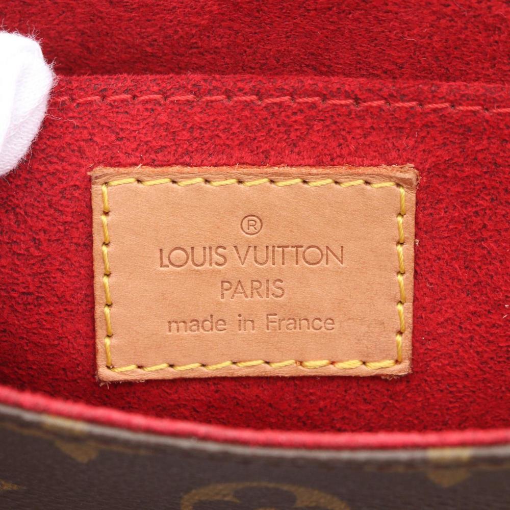 LOUIS VUITTON Authentic Brown Monogram Leather Shoulder Bag - Picture 5 of 11